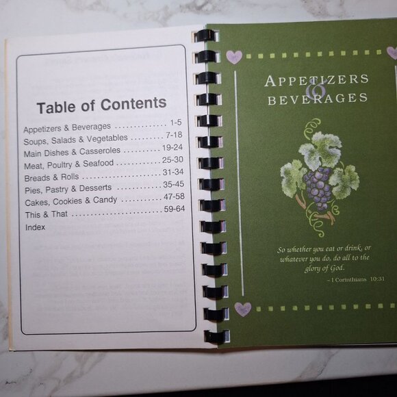 First Baptist Church Raleigh North Carolina Pastor Haskell 1994 Cook Book Recipe - Picture 3 of 10